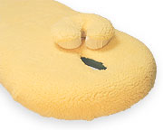 fleece pad & crescent cover--Our fleece pads and crescent covers add an extra inch of luxurious comfort to your table.They keep your client warm in the winter, and cool in the summer.They also help hold your sheets in place and protect the vinyl on your table. Machine washable and dryable.